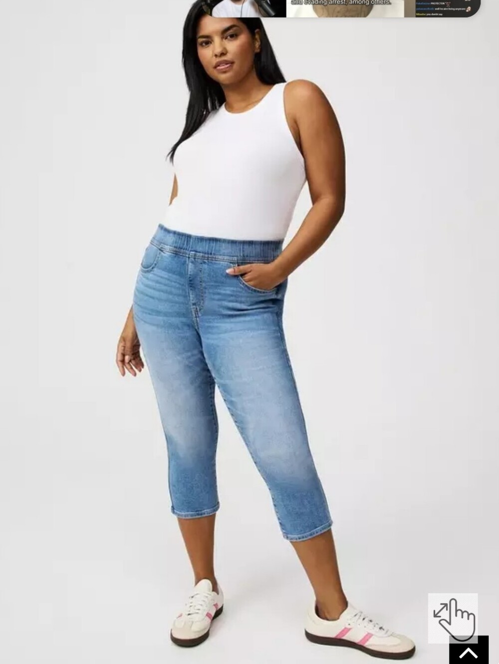 Torrid High Rise Cropped Skinny Jean